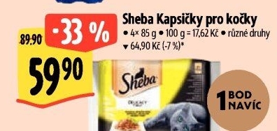 Kapsičky pro kočky Sheba