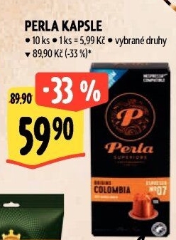 Kapsle Nespresso AH Perla