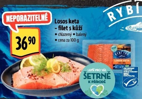 Losos divoký Keta filety Albert