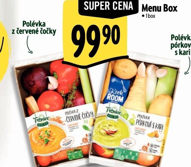 Menu box přísady na polévku Albert