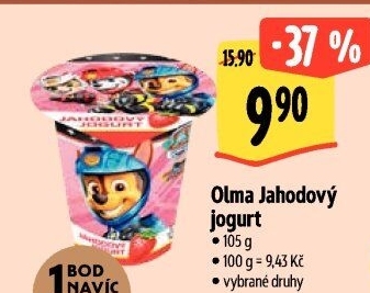 Ochucený jogurt Olma