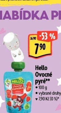 Ovocná kapsička Hello