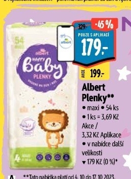 Pleny dětské Albert