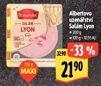 Salám Lyonský Albertovo uzenářství
