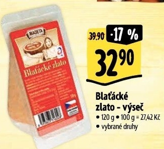 Sýr Blaťácké zlato Madeta