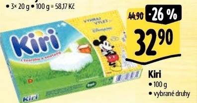 Sýr tavený Kiri