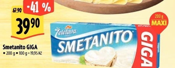 Sýr tavený Smetanito Želetava