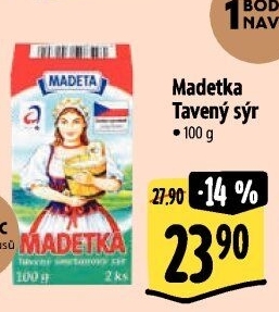 Sýr tavený smetanový Madetka