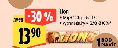 Tyčinka Lion Nestlé