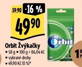 Žvýkačky Orbit
