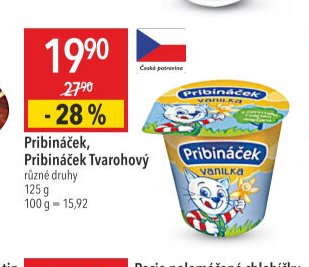 Pribináček, Pribináček Tvarohový