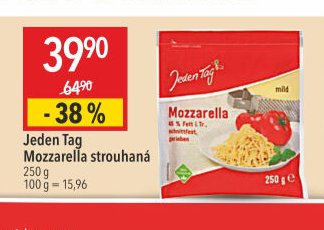 Jeden Tag Mozzarella strouhaná