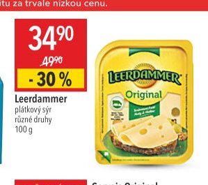 Leerdammer plátkový sýr