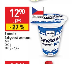 Ekomilk Zakysaná smetana