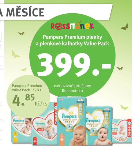 Pleny dětské Pampers Premium Care