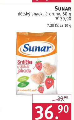 Snack pro děti Sunar