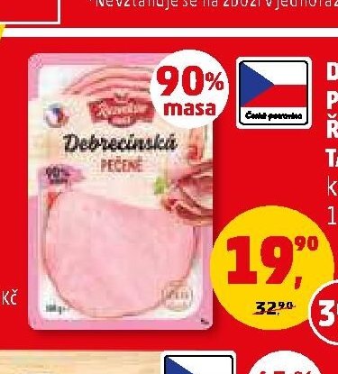 Debrecínská pečeně Řezníkův talíř
