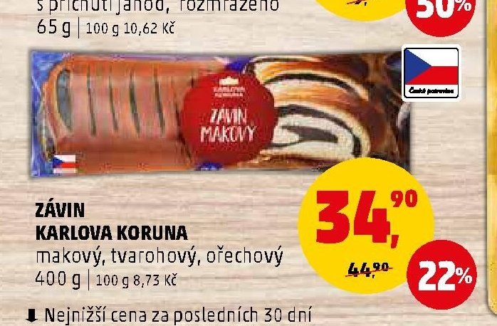 Závin Karlova Koruna