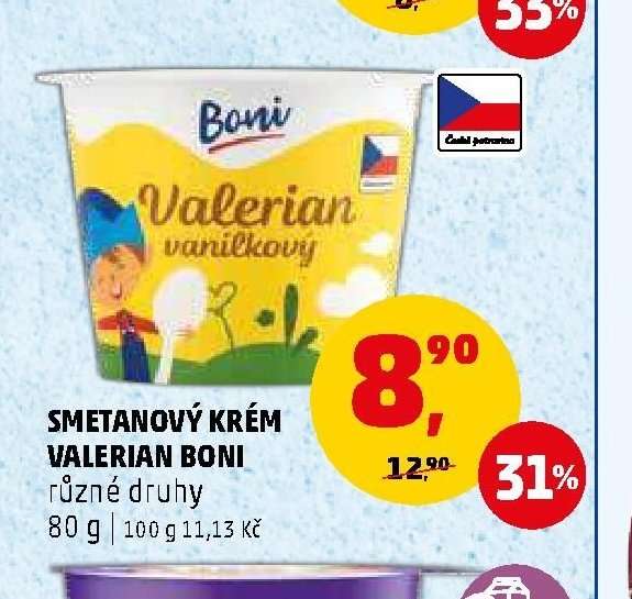 SMETANOVÝ KRÉM VALERIAN BONI