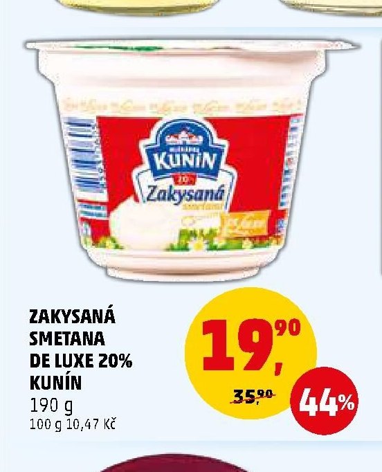 ZAKYSANÁ SMETANA DE LUXE 20% KUNÍN