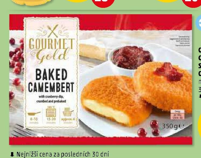 Obalovaný camembert s brusinkovou omáčkou