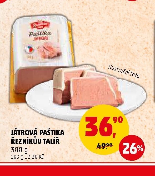 JÁTROVÁ PAŠTIKA ŘEZNÍKŮV TALÍŘ 300 g