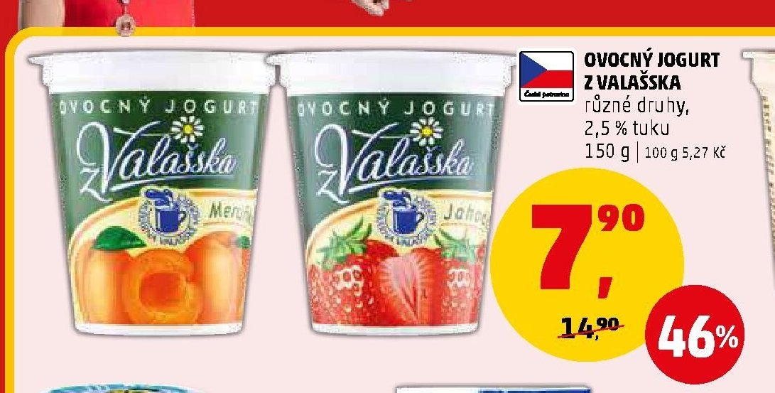 Ovocný jogurt z Valašska