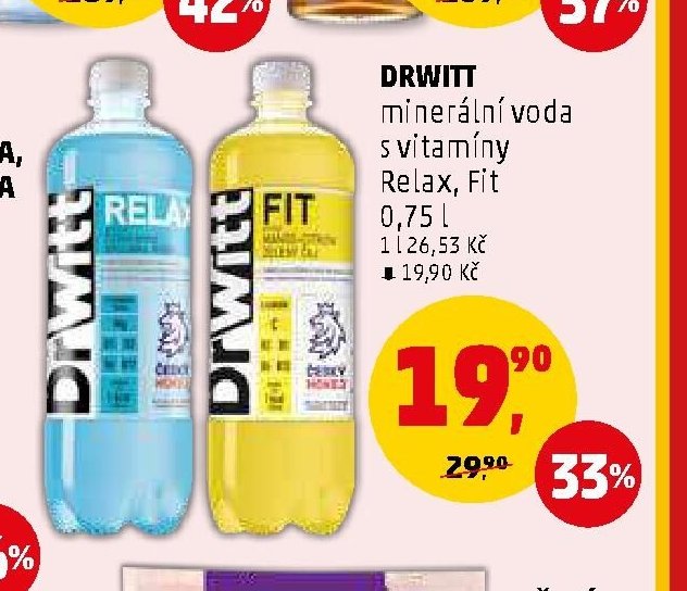 Drwitt minerální voda s vitamíny