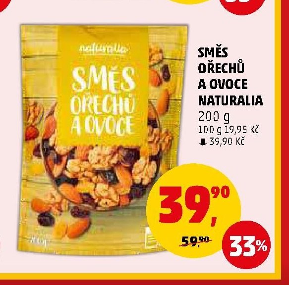 Směs ořechů a ovoce Naturalia