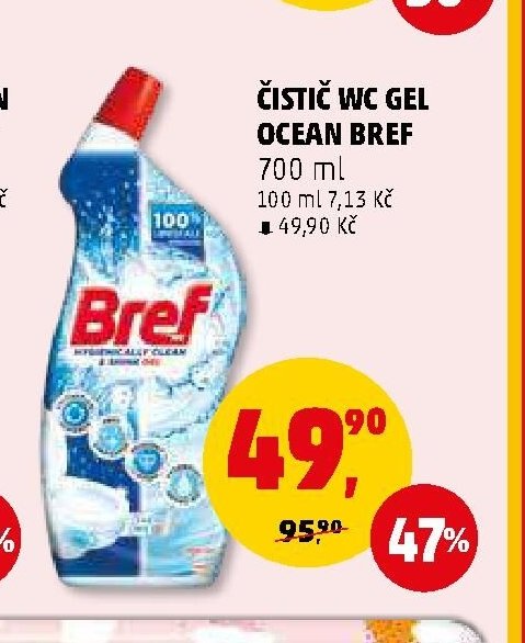 ČISTIČ WC GEL OCEAN BREF