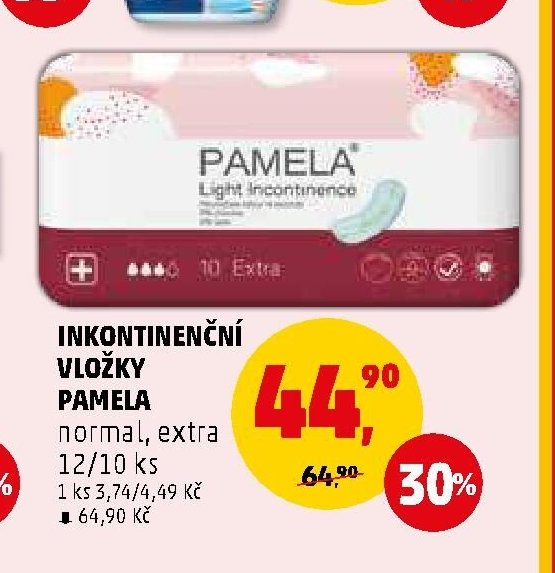 INKONTINENČNÍ VLOŽKY PAMELA