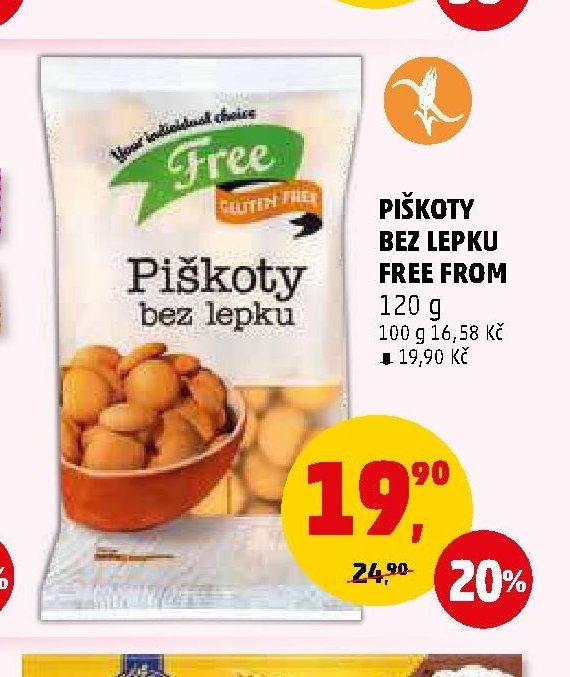Piškoty Free From
