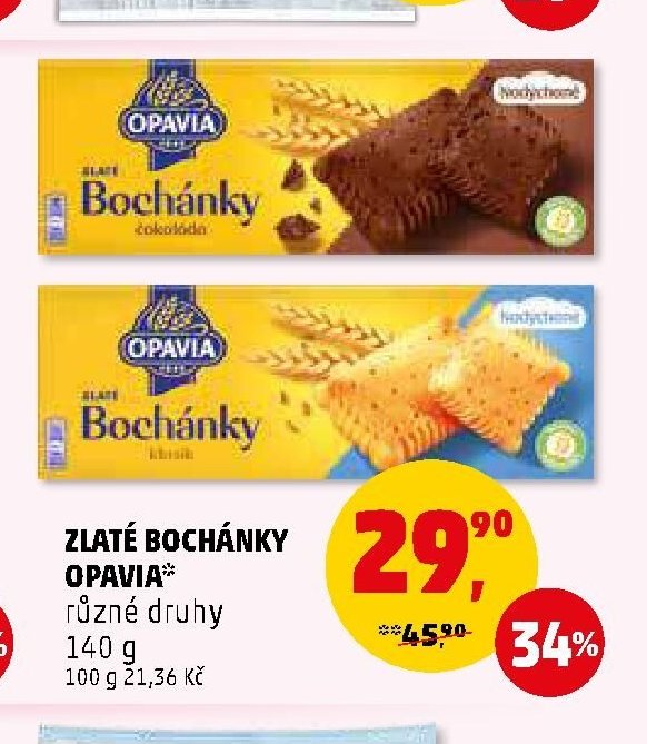 Zlaté bochánky Opavia