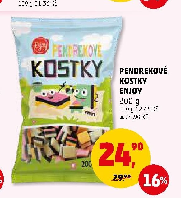Pendrekové kostky Enjoy