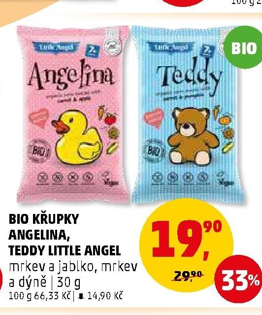 BIO KŘUPKY ANGELINA, TEDDY LITTLE ANGEL