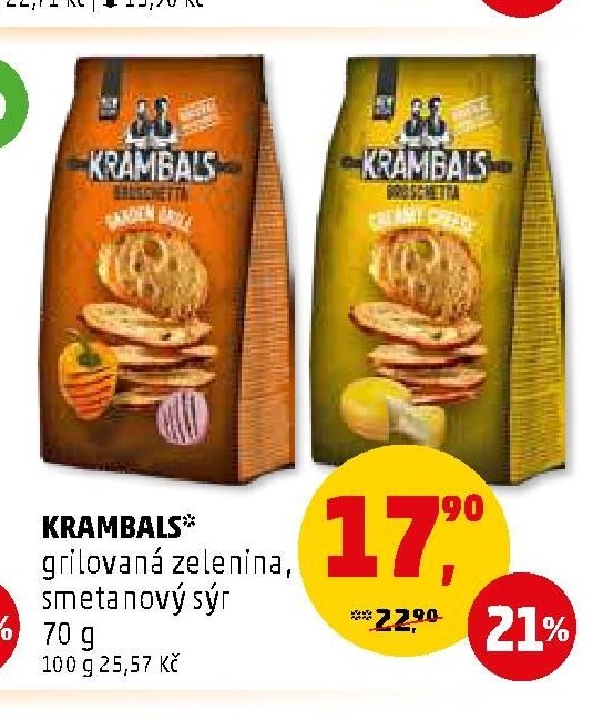 KRAMBALS grilovaná zelenina, smetanový sýr