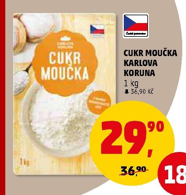 Cukr moučka Karlova Koruna