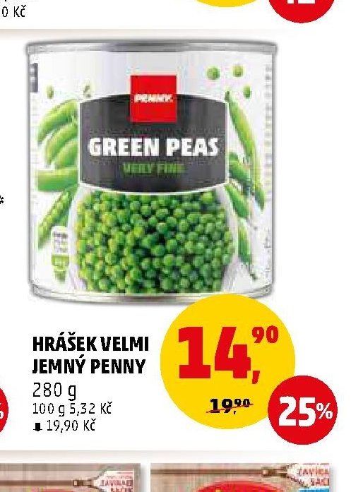 Hrášek velmi jemný Penny
