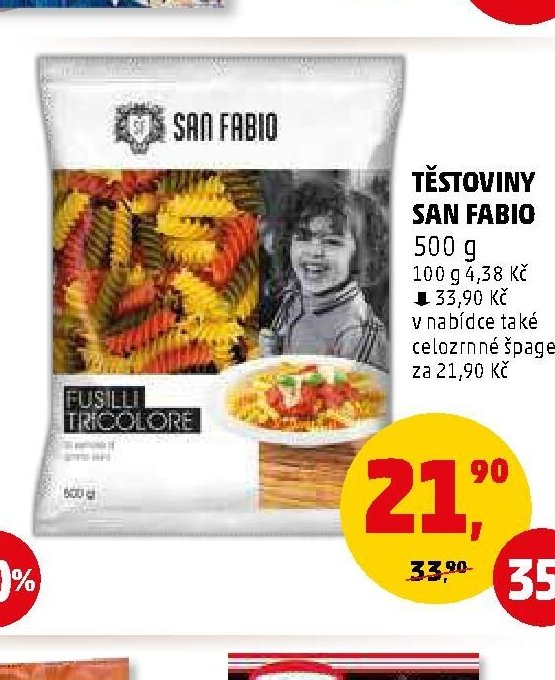 TĚSTOVINY SAN FABIO
