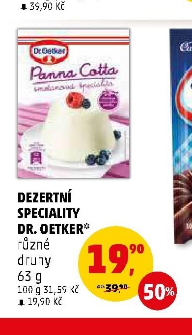DEZERTNÍ SPECIALITY DR. OETKER