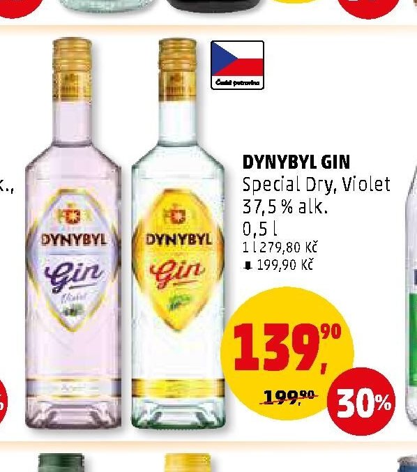 DYNYBYL GIN Special Dry, Violet