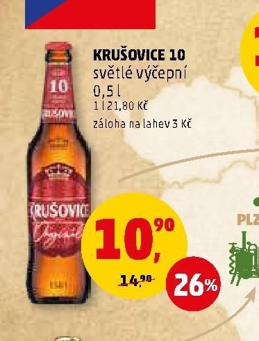 Krušovice 10 světlý výčepní