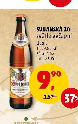 Svijanská 10 světlé výčepní