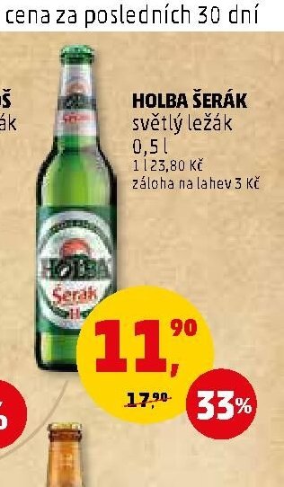 Holba Šerák světlý ležák