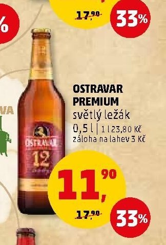 Ostravar Premium světlý ležák