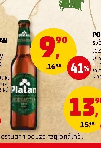 Platan 11 světlý ležák