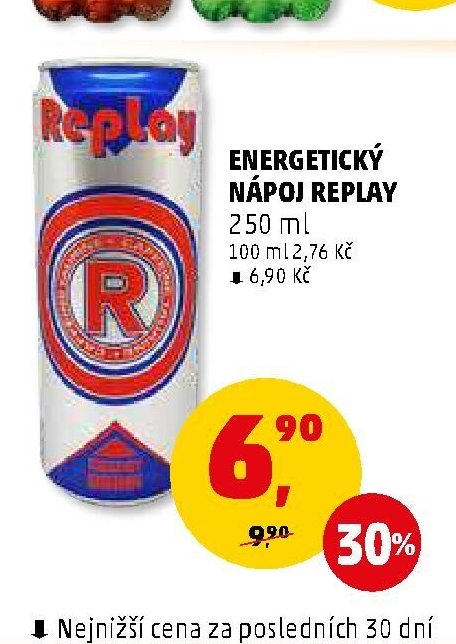 Energetický nápoj Replay 250 ml