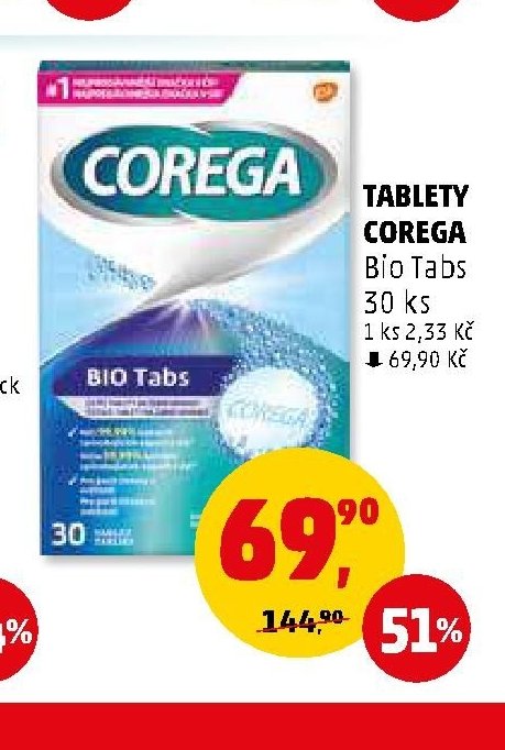 Tablety Corega Bio Tabs 30 ks