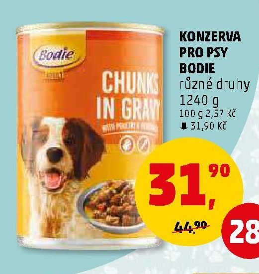 KONZERVA PRO PSY BODIE
