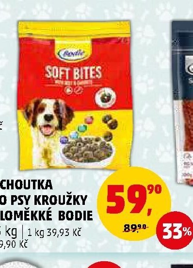 POCHOUTKA PRO PSY KROUŽKY POLOMĚKKÉ BODIE